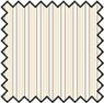 Dollhouse Miniature Silk Fabric: Gathering Stripe White